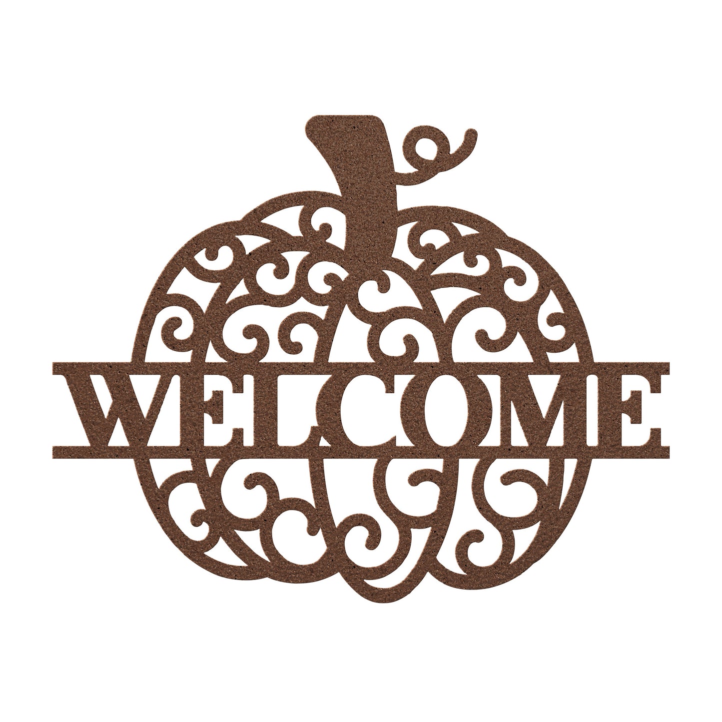 Welcome Pumpkin Sign