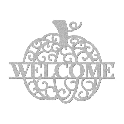 Welcome Pumpkin Sign