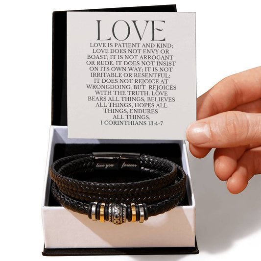 Men's "Love You Forever" Bracelet