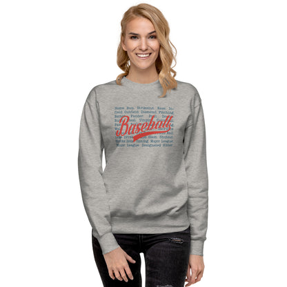 All Things Baseball Unisex Premium Sweatshirt