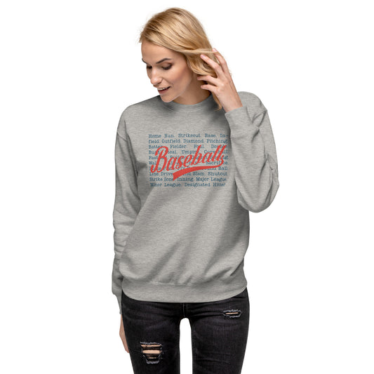 All Things Baseball Unisex Premium Sweatshirt